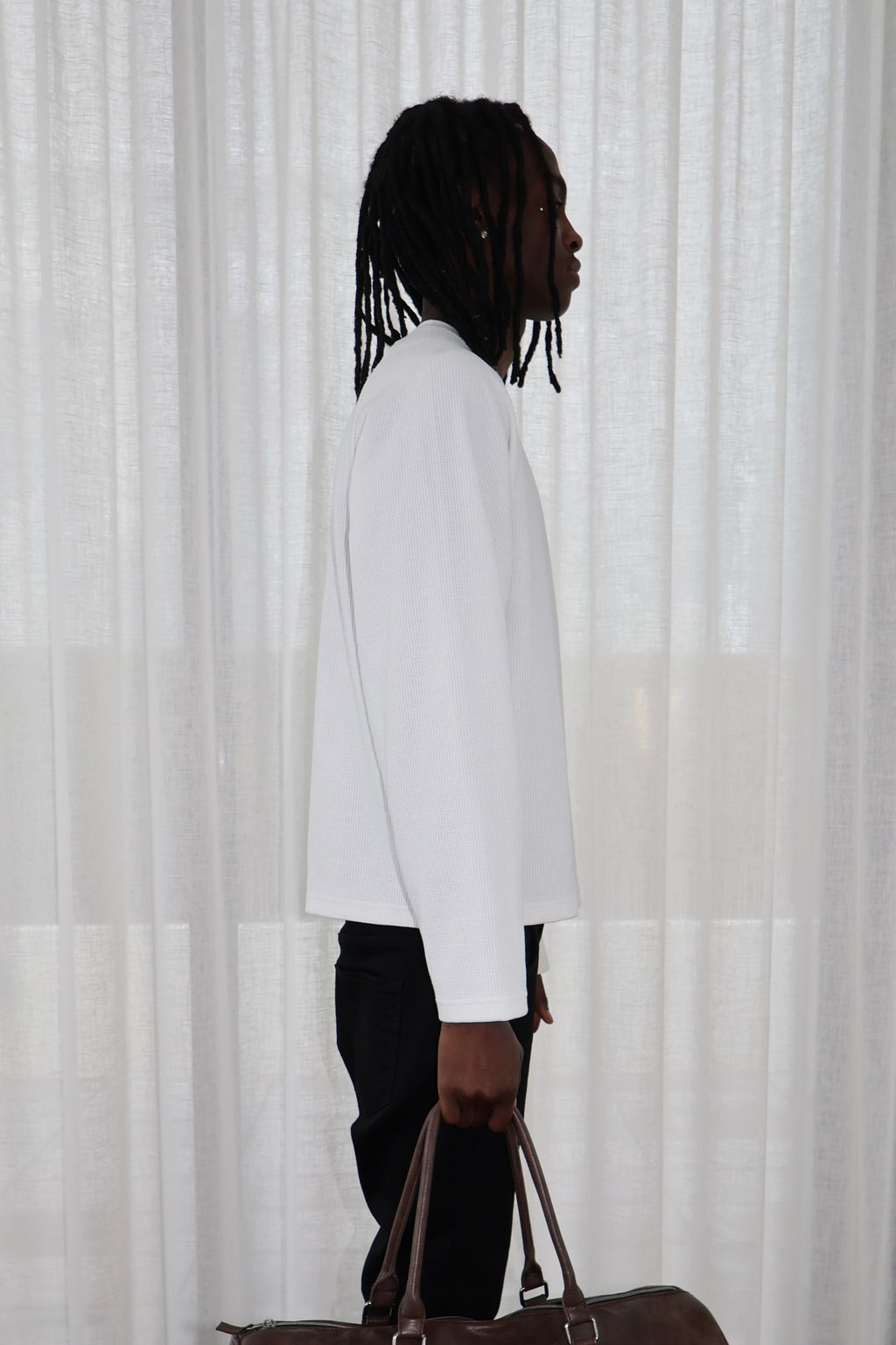 Waffle Knit Long Sleeve